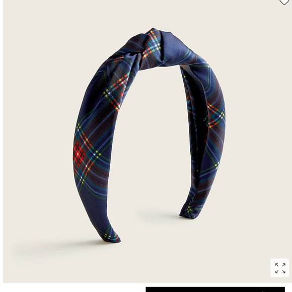 J. Crew Other - J. Crew girls knot headband tartan, NWT, One Size